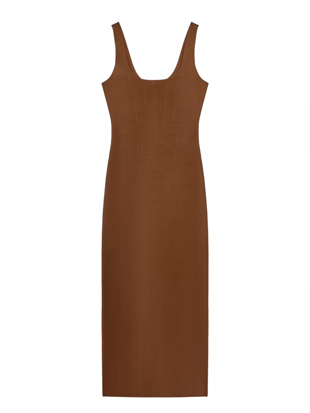 Zara NWT POLYAMIDE BLEND SHAPING DRESS